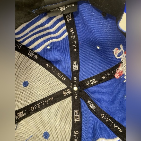 LA Dodgers New Era 9FIFTY SnapBack Hat Blue MLB Genuine Merchandise - Picture 5 of 8